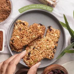 My gluten-free Energy Bar is a great choice for better snacking. It's a wholesome, low-calorie snack made with ingredients you can trust and flavours you'll enjoy.