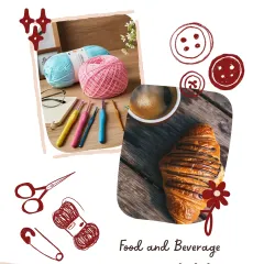 Every workshop participant and kit-buyer gets a complete set of tools. This includes free yarn and hooks, and if you join a workshop, a food and beverage coupon is included too.