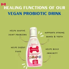 Did you know my Vegan Probiotic Drink has multiple healing functions? It helps soothe joint problems, supports strong bones, aids digestion, and builds immunity. A few drops can do wonders.