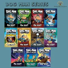 Dog Man fans, rejoice! We have the complete, action-packed, and laugh-out-loud funny series by Dav Pilkey. Let your kids dive into the hilarious world of this part-dog, part-man police hero without having to buy a single book.