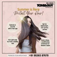 Summer sun can be harsh on your hair. We've put together our top tips for protecting your locks, including booking a deep-conditioning treatment or a nourishing hair spa with us.