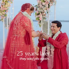 Twenty-five years later, they said 'yes' all over again. We had the honour of planning this beautiful vow renewal in Sri Lanka, a testament that true love stories are timeless. We don't just plan weddings; we celebrate love in every chapter.
