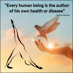 We are the authors of our own health. This powerful quote from Gautam Buddha reminds us that we have the power to create well-being through our daily choices and practices.