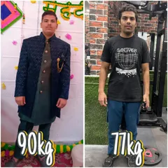 Transformations are not just for the ladies. This client committed to the process and achieved a fantastic 13kg fat loss, building a stronger, leaner physique. This is proof that consistency is the key to success for everyone.
