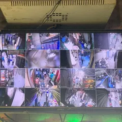Another shot of the live feed from a busy commercial lane. We ensure there are no blind spots.