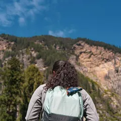 Looking out at the majestic mountains of Sethan. Our festivals take you to some of the most breathtaking landscapes in India, offering a true escape into the wild.