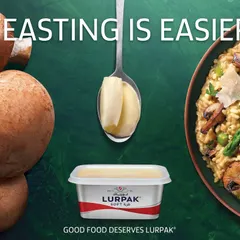 Working on a campaign for a global brand like Lurpak was a career highlight. This shot for their Middle East campaign focuses on creating a clean, appetizing visual for a mushroom risotto, emphasizing how good food deserves great ingredients.
