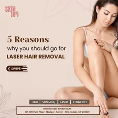 Here are five clear reasons to choose laser hair removal. This visual guide makes it easy to see the benefits at a glance, from achieving permanently smooth skin to ending the cycle of temporary solutions.