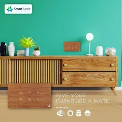 Your smart home controls should complement your furniture and design choices. We offer panels with a natural wood finish that pair beautifully with wooden furniture and decor, proving that technology can feel organic and warm. This panel works with WiFi, Alexa, and Google Home for complete control.