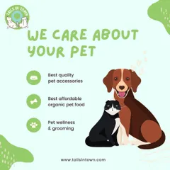 We are your one-stop solution for complete pet care. We provide high-quality pet accessories, affordable organic pet food, and professional wellness and grooming services to keep your pet happy and healthy.