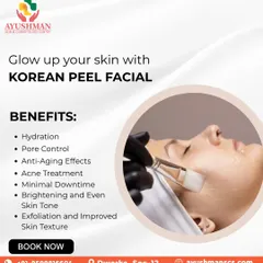 Achieve a radiant glow with my Korean Peel Facial. This treatment provides deep hydration, pore control, anti-aging effects, and acne treatment, all with minimal downtime for brighter, even-toned skin.