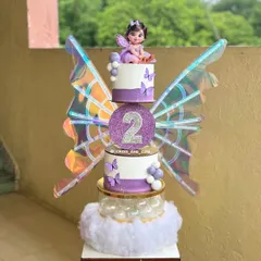 A magical second birthday cake that brings a fairy theme to life with iridescent kinetic wings. We guide you through creating multi-dimensional cakes, from fondant figure modeling to assembling moving parts that will be the centerpiece of any party.