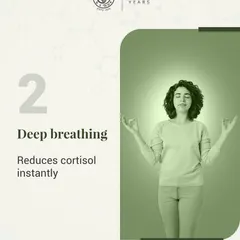 Deep breathing is a powerful tool for instant stress reduction. We teach techniques that lower cortisol, the primary stress hormone, helping you find calm and clarity in any situation.