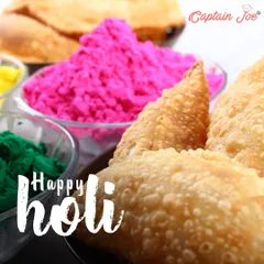 No Holi is complete without the classic taste of freshly made gujiya. This close-up shot highlights the delicious, flaky pastry, a staple of my Holi catering menu. It’s these traditional touches that make a festival feel authentic.