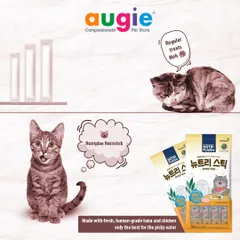 I get it, some cats are just plain picky. That's why I brought in the Nutriplan Nutristick. It's a super tasty treat made from human-grade tuna and chicken that even the most selective cats can't resist. It's the perfect way to say "I love you."