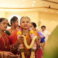 A candid shot from the wedding ceremony. My waterproof makeup application ensures that the bride looks fresh and perfect through all the emotional and happy moments of the main event.