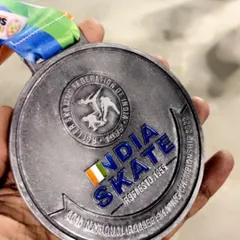 This silver medal from the 60th National Roller Skating Championship is a result of serious hard work and practice. So proud of Ananya for this achievement in the above 17 age group.