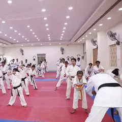 A full house at our advanced Kumite seminar. Our students are always eager to learn and improve their skills.