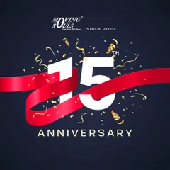 The official graphic for our 15th anniversary. It marks a huge milestone for our dance community, celebrating 15 years of passion, rhythm, and soul.