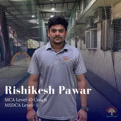 Meet Coach Rishikesh Pawar, an MCA Level-O certified coach with 13 years of experience. He plays a pivotal role in nurturing the next generation of talent at our clinic.