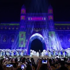 We had the honour of transforming the iconic Gateway of India for the Global Peace Honours. This image showcases the intricate projection mapping we designed, turning a national monument into a canvas for a powerful story of remembrance and peace.