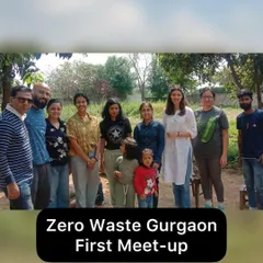 A group photo from our very first meetup. This is where it all began, with a small group of people sharing a big vision for a greener Gurgaon.