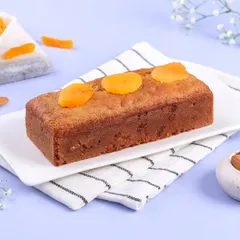 Our Apricot Almond teacake is a classic. It's a perfectly sweetened, buttery teacake that is best served warm.