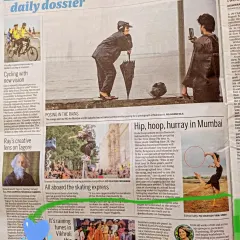 It was such a happy moment to see our work featured in the Mid-day newspaper. It's wonderful to get recognition for bringing creative experiences to the community.