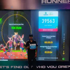 My official stats for the 10K run. With a fastest time of 35 minutes, I'm always pushing my own limits, just as I push my clients to achieve their personal best.