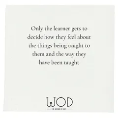 "Only the learner gets to decide how they feel about the things being taught to them." This is the foundation of my force-free philosophy. A shock collar on a low setting might feel like nothing to us, but for the dog, it can create fear and anxiety that has lasting consequences.