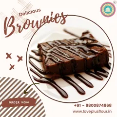 A classic for a reason. This is my delicious fudgy brownie, drizzled with extra chocolate sauce. It’s rich, moist, and intensely chocolatey, perfect for an afternoon treat or as part of a custom dessert box.