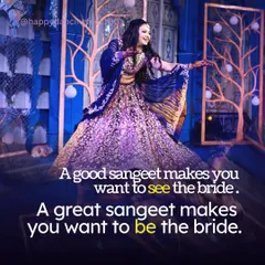 What's the difference between a good sangeet and a great one? A good sangeet makes you want to see the bride, but a great sangeet makes you want to be the bride. We aim for greatness every time.