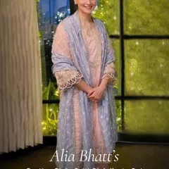 This is how you do relaxed festive wear. Alia Bhatt looks so graceful in my Briti Pink Kurta Set. The soft pastel tones and intricate detailing make it special enough for a small function, while the Supima fabric ensures you stay comfortable all day long.