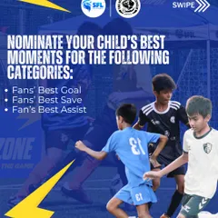 Nominate your child's best moments for Fans' Best Goal, Best Save, or Best Assist. Let's celebrate their achievements together.
