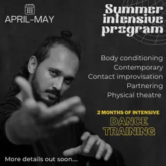 For dancers ready for a challenge, I offer two-month intensive programs. We dive deep into body conditioning, contemporary technique, contact improvisation, and physical theatre to build skills and create a final performance piece.