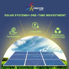 A solar system is a one-time investment for decades of savings. It delivers tangible returns through lower bills, tax benefits like accelerated depreciation, and an enhanced sustainable brand image.