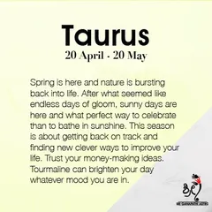 For those with the Taurus zodiac sign, this is a season for getting back on track. Trust your ideas and let go of self-doubt, as the stars are aligned in your favor to achieve your goals.