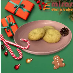 These classic coconut cookies are baked fresh without any preservatives. They have a crisp texture and a rich coconut flavor, making them a perfect snack to enjoy with tea or coffee, especially during the festive season.