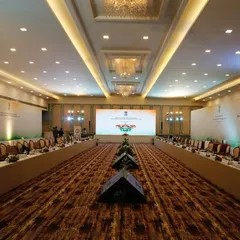 This is the scene of a significant day for national policy and progress. We designed and executed the complete setup for this high-level IT Department conference, creating a formal and professional environment conducive to important discussions.