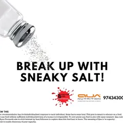 It's easy to consume too much salt from packaged foods. I teach you how to "break up with sneaky salt" by using natural flavorings like ginger, lemon, tamarind, and herbs to make your meals delicious without relying on excess sodium.