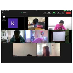Another view of our international online batch, with students focused on their drawing exercises. My virtual classes are interactive and provide personalized guidance, just like in-person sessions.