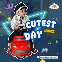The cutest ride of the day! Our toddler zone is full of adorable and safe ride-on cars, perfect for little ones to zoom around and feel like a big kid.