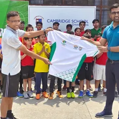 We celebrated AFC Grassroots Day with a tournament in partnership with Cambridge School and Sheoran International School. These partnerships are key to our community.