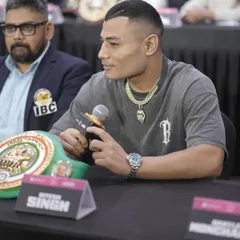 The look of a champion. Ritesh Singh, the WBC India Champion, confidently addressing the media. This is the brand building we do for our athletes.