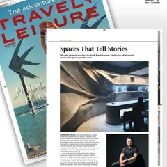 Our work was recently featured in Travel + Leisure India. This article, titled "Spaces That Tell Stories," delves into how I create commercial and hospitality environments that resonate deeply with visitors and enhance their narrative through design.