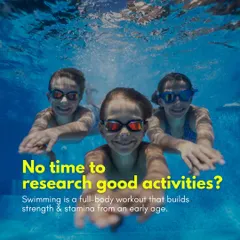 Stop searching for the perfect kids' activity. Swimming is a foundational skill that builds physical strength, stamina, and coordination from a very early age, setting your child up for a healthy life.
