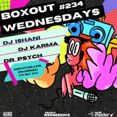 Boxout Wednesdays is a staple in the Delhi scene. This poster shows a typical lineup where I share the stage with other great hip hop and dancehall DJs.
