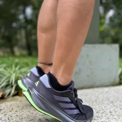 A detailed shot of the new Adidas Supernova Rise. The Dreamstrike+ cushioning and innovative support system make this a perfect shoe for comfortable daily runs.