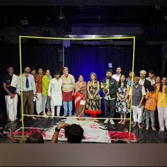 Another group shot of the proud cast, celebrating the success of their show. The camaraderie built during the 3-month course is one of the most rewarding aspects.