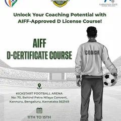 We are committed to elevating coaching standards. This AIFF D-Certificate Course, hosted at our arena, is part of our mission to unlock coaching potential across the country.
